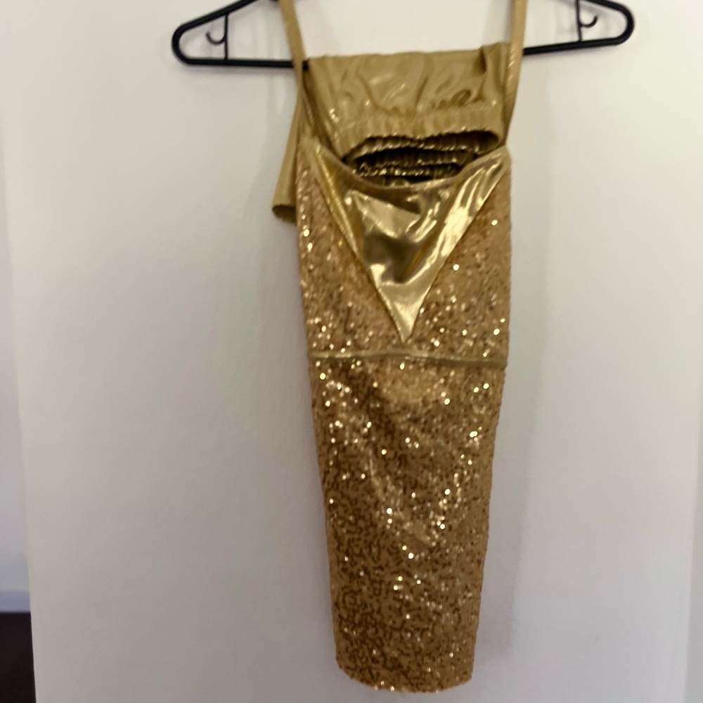 Sequin Gold Top/Shorts (10237)(6161)
